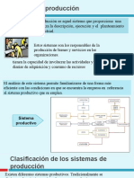 Sistema producción lotes