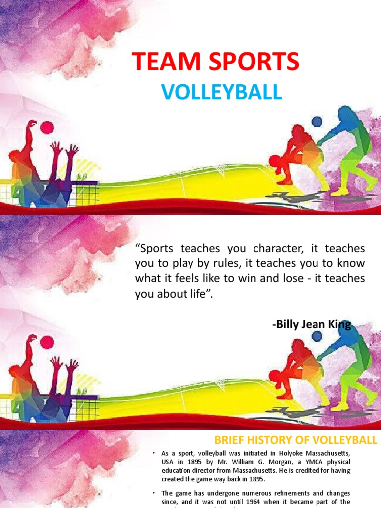 Pe4 Volleyball Brief History PDF