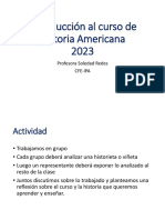 Introducción Historia Americana 2023 PDF