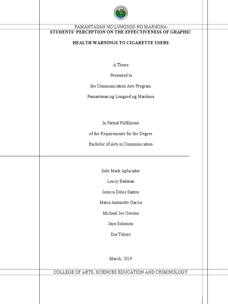Effectiveness of Graphic Health Warnings | PDF