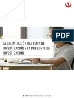 Delimitacion Del Tema - PDF Descargable