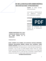 Informe Circunstanciado JDC 1375 Oscar Valero Solis