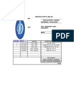 Rendición de gastos Abril 2023 Hidrocañete