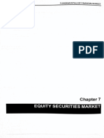 Equity Securities Market 1 PDF