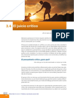 3.4. El Juicio Crítico