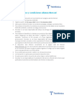 Términos y Condiciones Alianza Mercari 20% Dto PDF