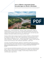 Hydro Vale Samarco e Bamin Empresas Fazem Crescer Os Conflitos Pela Água No Norte e Nordeste