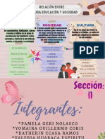 Educacion, Cultura y Sociedad Organizador Visual PDF