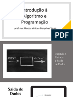 Capítulo 5 - Comandos de Entrada e Saída de Dados