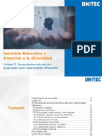 Unidad 3 - Necesidades Educativas Especiales para Capacidades Diferentes PDF