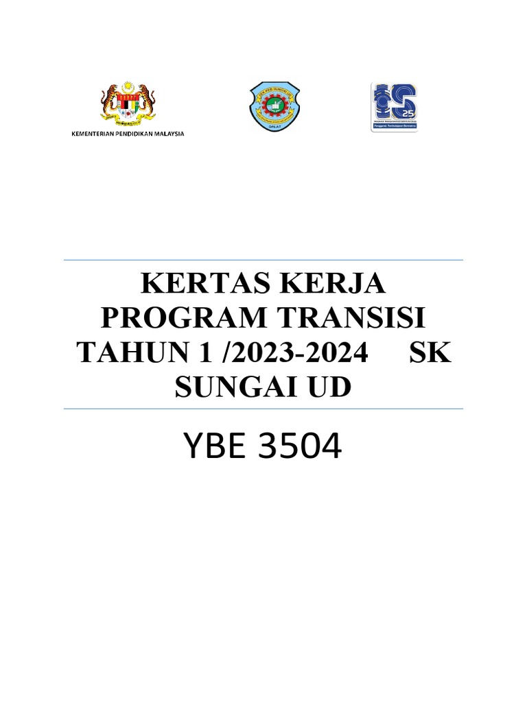 Kertas Kerja Transisi Tahun 1 2324 | PDF