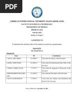 Physics 2 Lab Report (Experiment-6 J Group-2) PDF