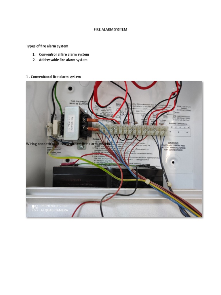 Fire Alarm System PDF