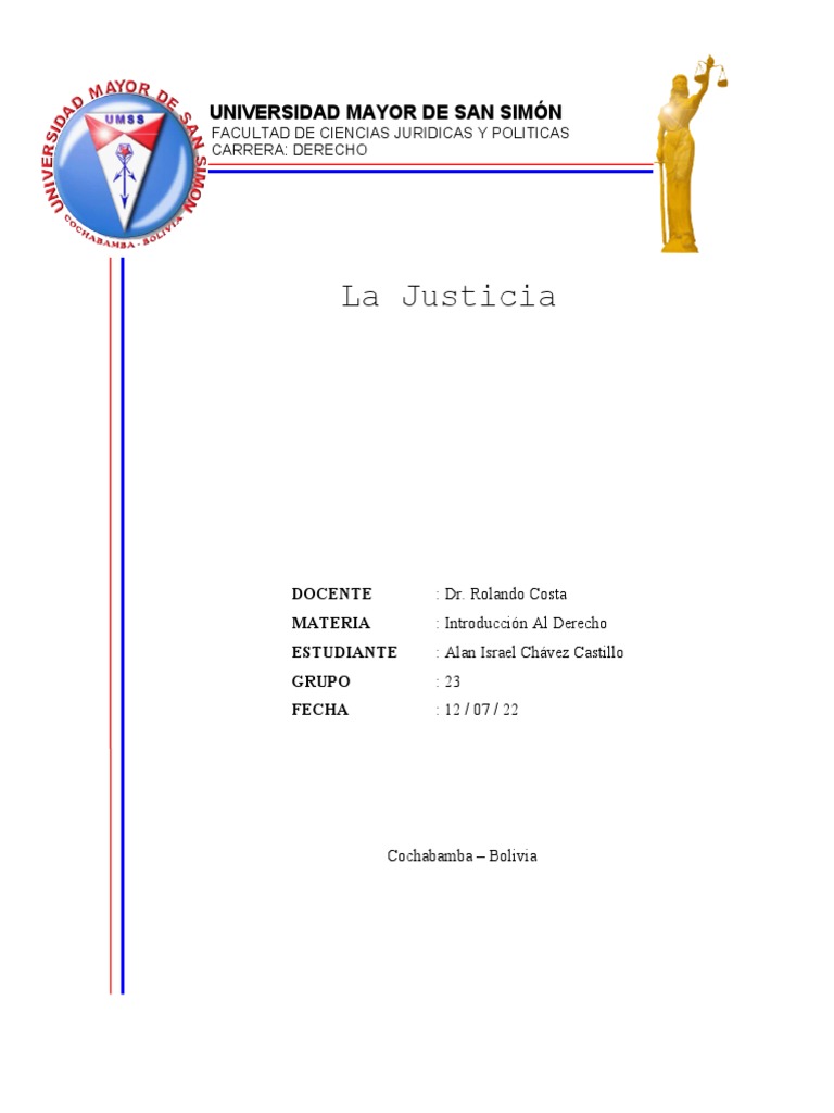 Fundamentos de la Justicia y Derecho | PDF | Justicia | Crimen y violencia