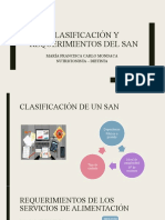 Clase 6 Clasificaciã"n y Requerimientos Del San