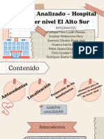 Análisis del hospital de tercer nivel El Alto Sur: retos políticos, sociales, económicos y legales en su funcionamiento