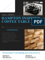 Hampton Inspired Coffee Table Design
