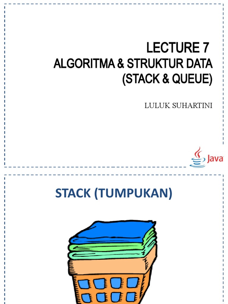 Lecture 7 - STACK Dan QUEUE | PDF