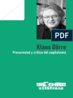 Klaus Dörre. (2023) - Precariedad y Crítica Del Capitalismo