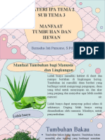 Manfaat Tumbuhan dan Hewan