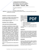 DIRECCIÓN DE GRUPO DÍA DEL SABER, HACER Y SER CIENCIAS SOCIALES Y EDUCACIÓN FÍSICA 6° 7° 8° 9° 10° y 11°