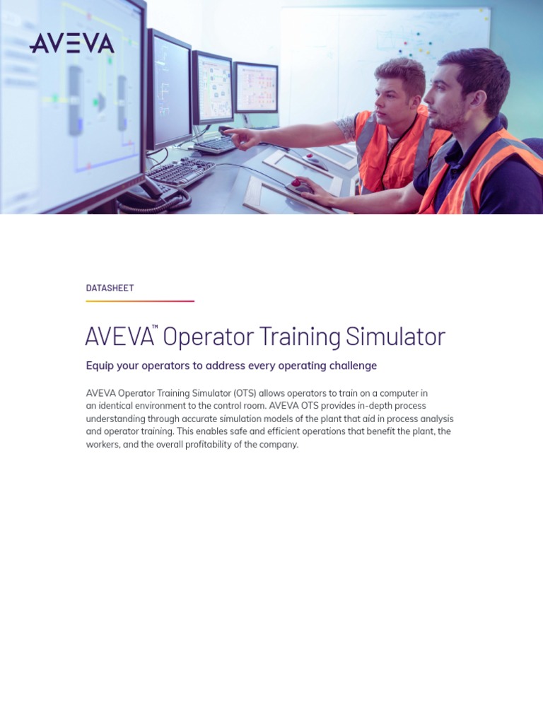 Datasheet AVEVA Operator-Training-Simulator 22-03 PDF | PDF ...