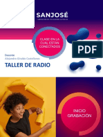 Estructura reportaje radiofónico