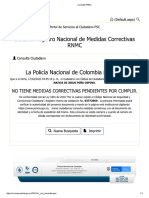 Certificado de Medidas Correctivas PDF