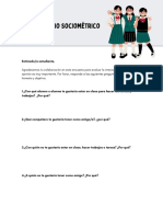 Cuestionario Sociométrico PDF