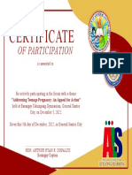Red Gold Modern Completion Certificate