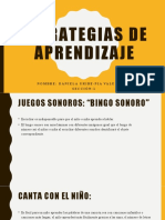 Estrategias de aprendizaje temprano para niños