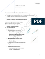 F4 SC Nota Bab 3 Techniques of Measuring The Parameters of Body Health