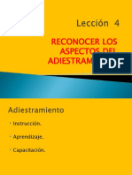 Aspectos Del Adiestramiento