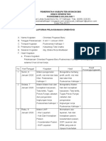 Bukti Pelaksanaan Orientasi Pegawai Baru Januari 2020