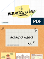 A Matemática Indiana e suas contribuições