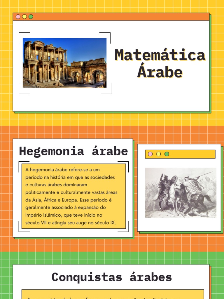 Matemática Arabe | PDF | Matemática