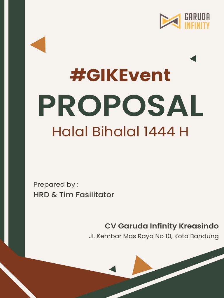 Proposal Halal Bihalal 1444 H Garuda Infinity | PDF | Karier & Perkembangan