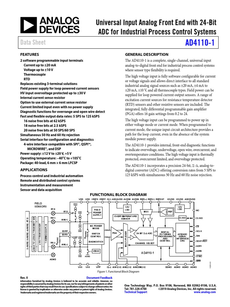 Ad4110 1 PDF | PDF