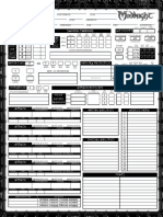 D&D - Midnight - FFG - Accessory - Character Sheet Form