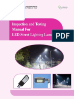 LED Street Lighting Luminaire Inspection Manual