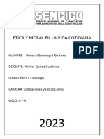 ETICA Y MORAL EN LA VIDA COTIDIANA - CREATIVIDADTarea PDF