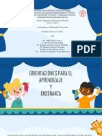 Exposición - Orientaciones para El Aprendizaje y Enseñanza PDF
