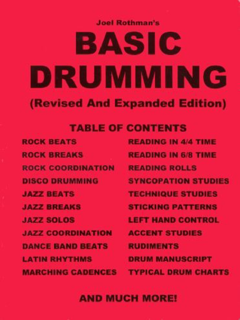 Joel Rothman - Basic Drumming Libro Estudio PDF | PDF