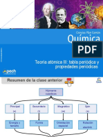 Clase 4 Teoría Atómica III Tabla Periódica y Propiedades Periódicas