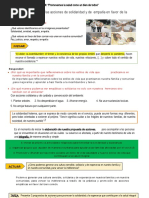 Valoramos Las Acciones de Solidaridad y de Empatía en Favor de La Salud Integral