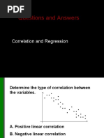 Correlation and Regression Questions - Answers