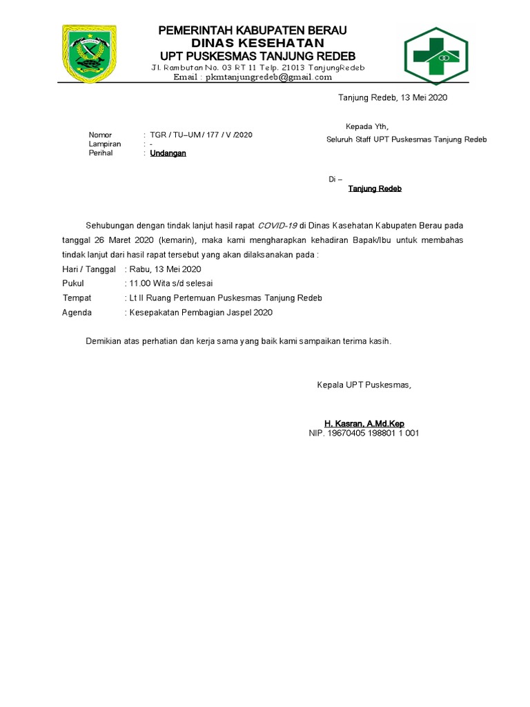 Undangan Rapat | PDF