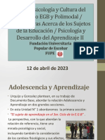 Clase 12 de Abril 2023 Profesorado Sujeto de Aprendizaje