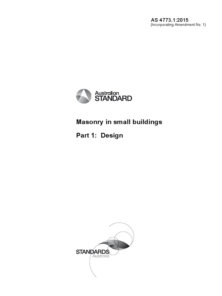 4773 1 2015 Masonry In Small Buildings Design Pdf Masonry