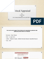 Critcal Appraisal TESIS